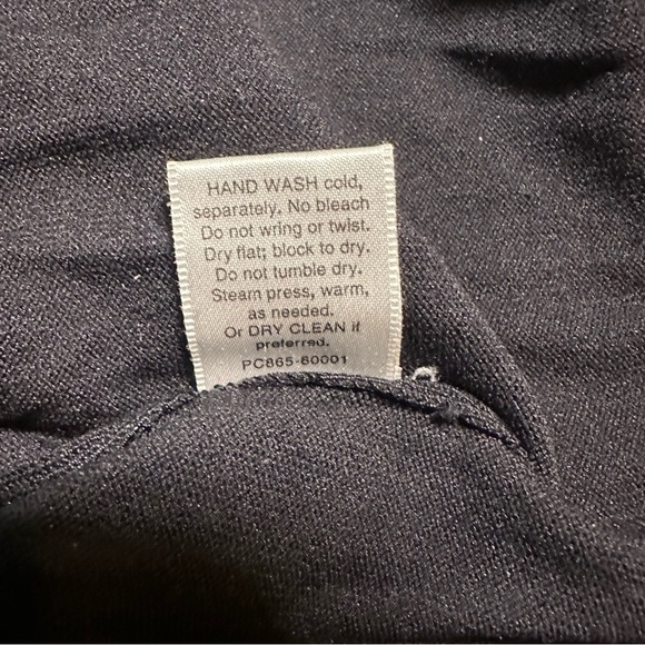 Pendleton Petite Silk Blend Women’s Mock Turtleneck Black Sweater. Size S - Picture 5 of 9